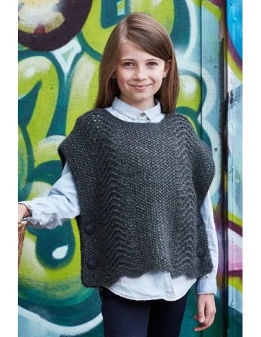 Strikkekit Pige Poncho 896223