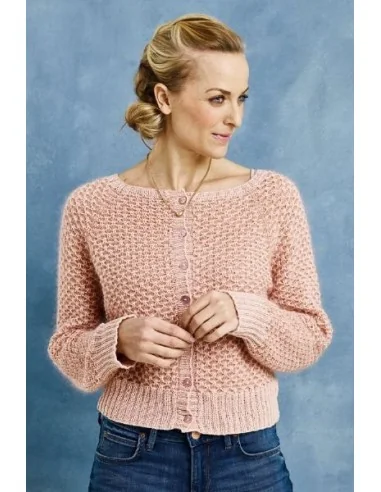 Strikkekit Permin 891123 Cardigan Str. S-XL