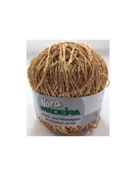 Nora Madeira effektgarn fv. 321 Guldfarve