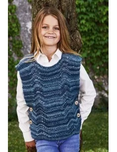 Permin Poncho til piger Str. 2-10 år.