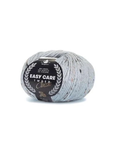 Mayflower Easy Care Classic Tweed fv. 504, Sølvgrå