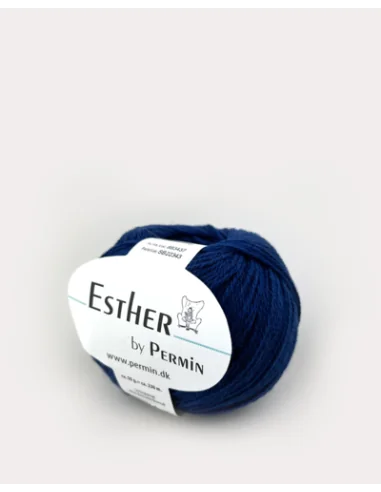 Permin Esther fv. 37, Indigo
