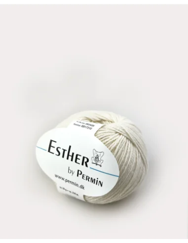 Permin Esther fv. 26 Råhvid