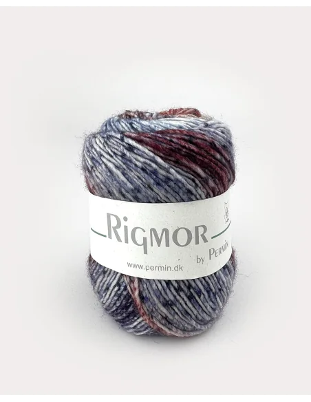 Permin Rigmor fv. 18, Rust/Blå