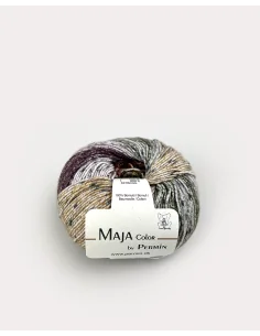 Permin Maja Color fv. 24, Rust m/bord./grøn