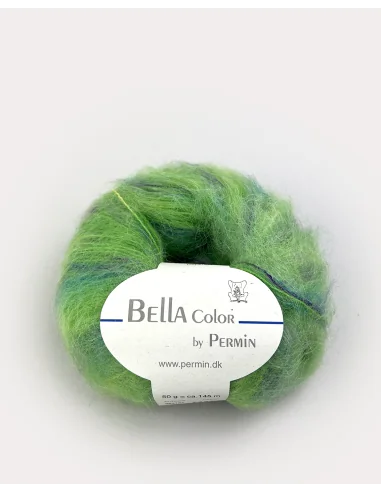 Permin Bella Color fv. 67, Grøn/Lilla/Turkis