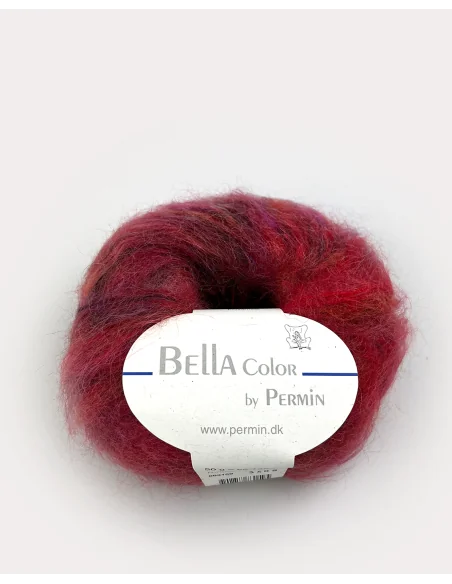 Permin Bella Color fv. 59, Rød/Bordeaux