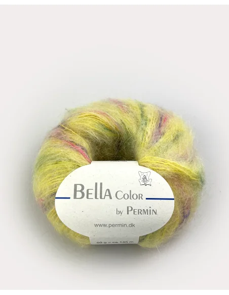 Permin Bella Color fv. 69, Gul/Pink/Lilla/Grøn