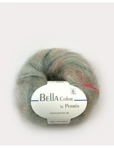 Permin Bella Color fv. 75, Salvie/Pink/Grå