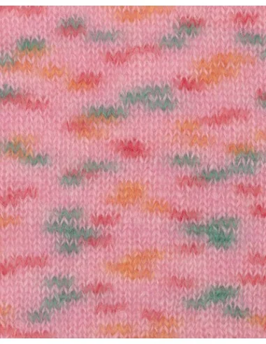 Permin Bella Color fv. 77, Lyserød/Pink/Grøn