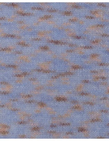 Permin Bella Color fv. 74, Blå/Beige/Brun