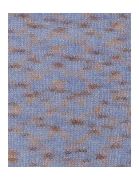 Permin Bella Color fv. 74, Blå/Beige/Brun
