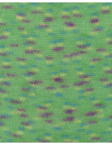 Permin Bella Color fv. 67, Grøn/Lilla/Turkis