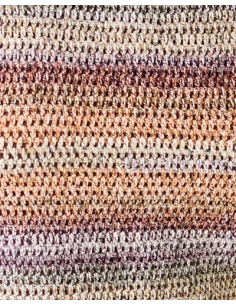 Permin Maja Color fv. 24, Rust m/bord./grøn 2