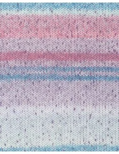 Permin Maja Color fv. 33, Lyseblå-Lilla-Pink 2