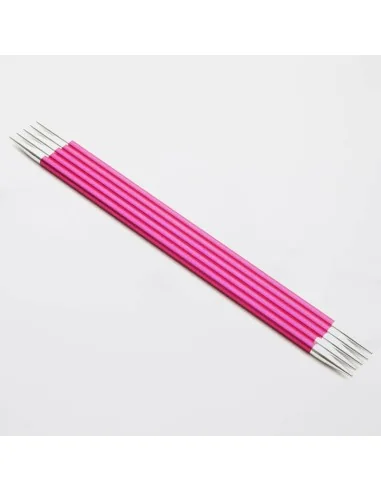 KnitPro Zing Aluminium strømpepinde 15 cm 5,0 mm