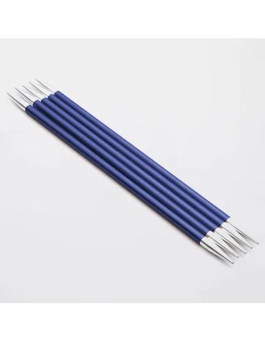 KnitPro Zing Aluminium strømpepinde 15 cm 4,0 mm