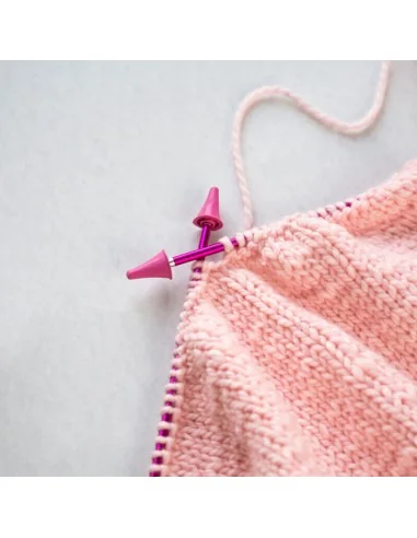 KnitPro Punktbeskyttere 2 stk. Turkis