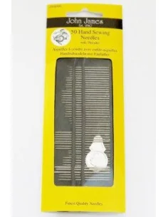 John James synåle ass. 50 stk. plus tråder