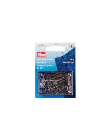 Prum knappenåle 20 g. 30x0,60 mm