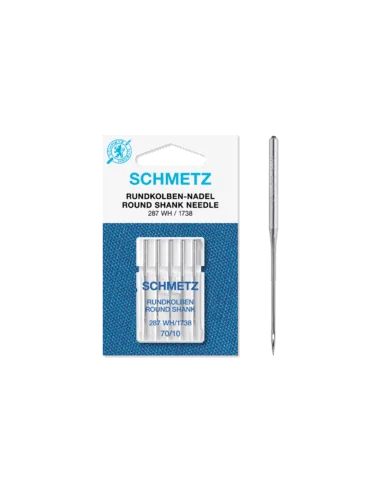 Schmetz symaskine nåle round shank 5 stk.