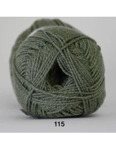 Hjertegarn Lana Cotton 212, Fv. 115 Mosgrøn