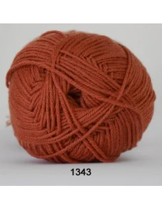 Hjertegarn Lana Cotton 212, fv. 1343 Brændt Orange