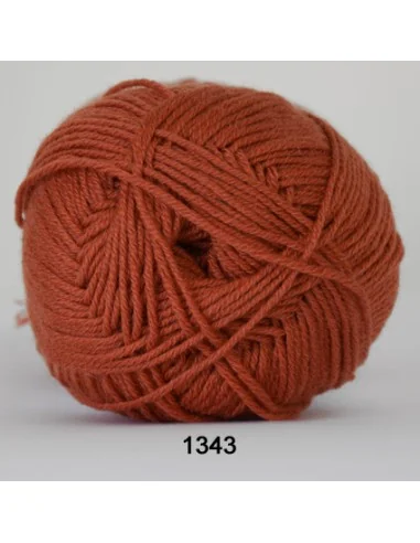 Hjertegarn Lana Cotton 212, fv. 1343 Brændt Orange
