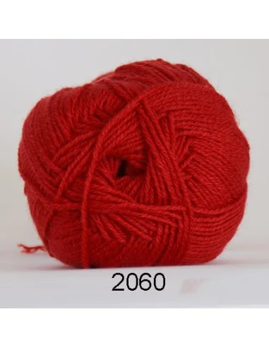 Hjertegarn Lana Cotton 212, fv. 2060 Rød