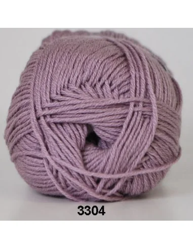 Hjertegarn Lana Cotton 212, fv. 3304 Lavendel