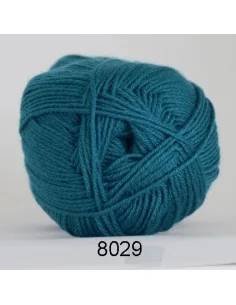 Hjertegarn Lana Cotton 212, fv. 8029 Petrolumblå