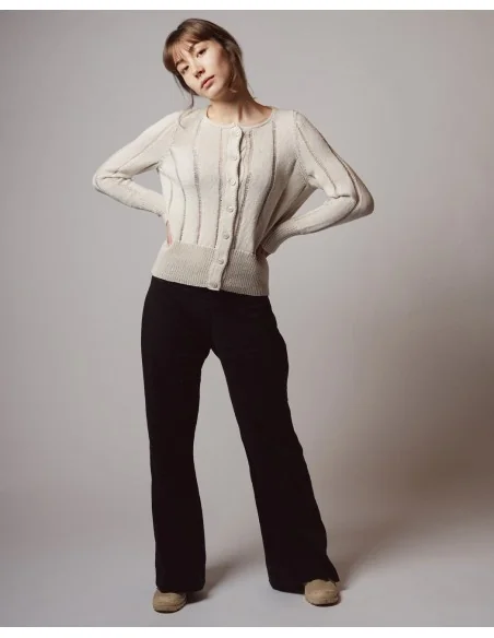 Hjertegarn opskrift 2663, Abelone damebluse str. S-XXXL