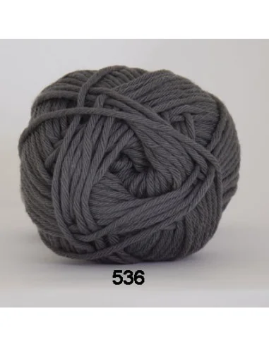 Hjertegarn Cotton 8/8 fv. 536, Koksgrå
