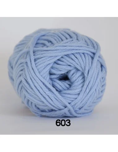 Hjertegarn Cotton 8/8 fv. 603, Lyseblå