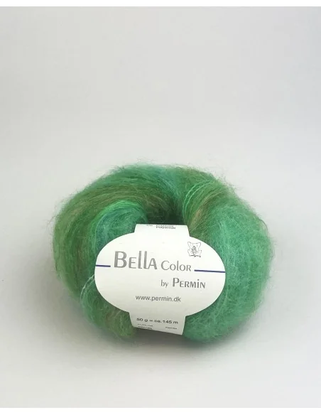 Permin Bella Color fv. 89, Neon grøn mix.
