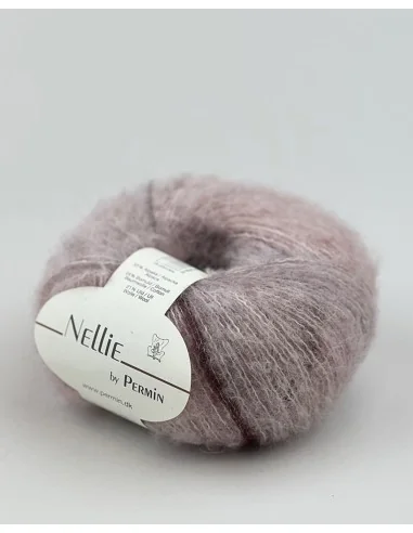 Permin Nellie fv. 04, Rosa, Bordeaux og Syren