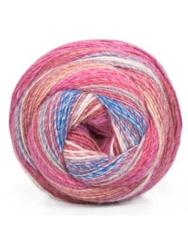 Mayflower Taormina fv. 15, Pink/abrikos/fløde/blå