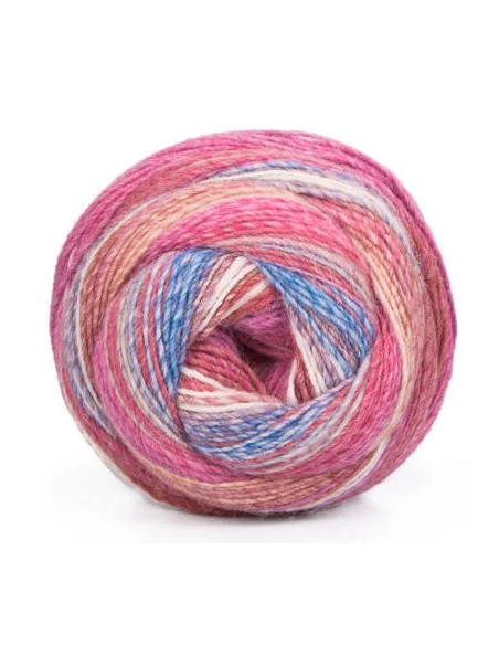 Mayflower Taormina fv. 15, Pink/abrikos/fløde/blå