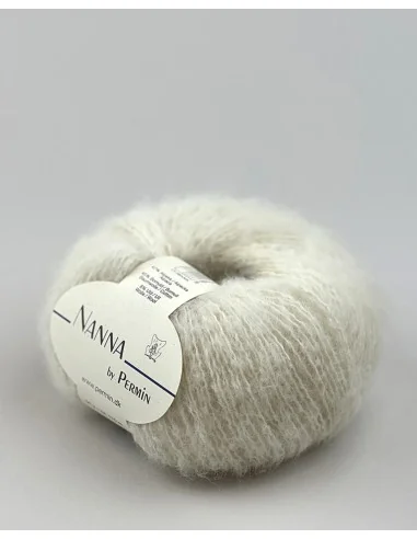Permin Nanna fv. 01, Råhvid